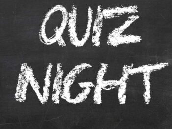 Quiz Night Chalk Board