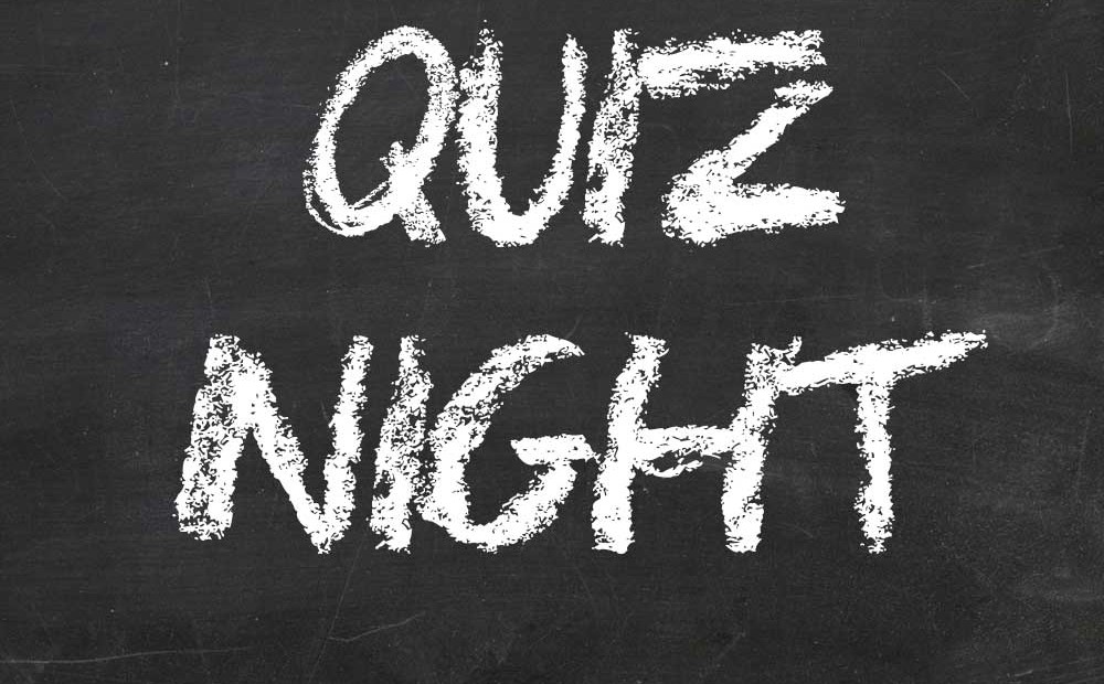 Quiz Night Chalk Board