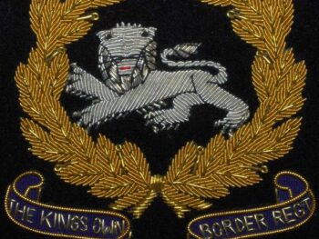 King's Own Royal Border Regiment Blazer Badge